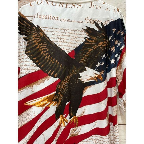 NEW WITH TAGS COTTON TRADERS‎ GRAPHIC SOARING EAGLE SHIRT
SIZE LARGE - Picture 7 of 8